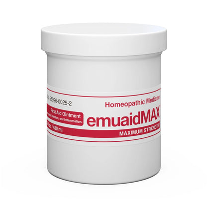 emuaid EMUAIDMAX Ointment for Itchy Skin, Maximum Strength Treatment for Athlete's Foot, Psoriasis, Jock Itch, Rash, Eczema, Cold Sores, Blisters,